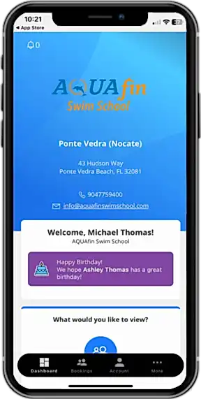 AQUAFIN Parent Portal App